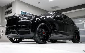 Rolls-Royce Cullinan Dark Emerald on Forgiato Wheels (Drea-ECL) 2019 года